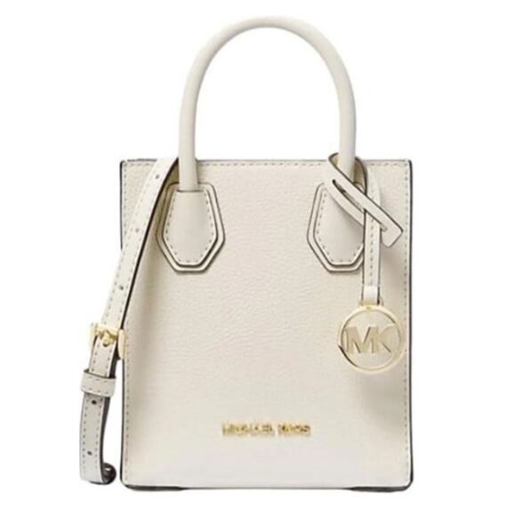 NWT Michael Kors Mercer Small Pebbled Leather Crossbody Bag - Picture 1 of 10